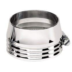 BILLET HOSE ENDS 1-1/2 BRAIDED RADIATOR BILLET - 67825
