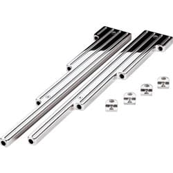 BILLET LEADS LOOM BALL MILLED SUIT 8MM LEADS WITH HARDWARE BILLET - 69520