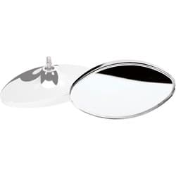 INT/EXT MIRROR HEADS OVAL OVAL 2-5/16 X 4  LESS MOUNT BILLET - 73520