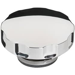 BILLET RADIATOR CAPS NOTCHGRIP 16LB PLAIN POLISHED LARGE SIZE BILLET - 75125