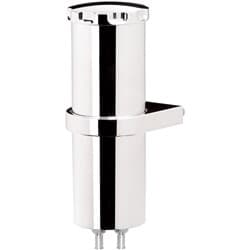 BILLET OVERFLOW TANK  8.75" L POLISHED SMOOTH BILLET - 77109