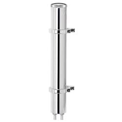 BILLET OVERFLOW TANKS SMOOTH 13HGT  2 DIAMETER  10OZ BARB BILLET - 77113
