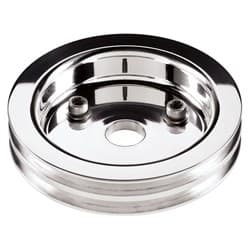 SB CHEV CRANK DOUBLE PULLEY BILLET SHORT PUMP BILLET - 81220