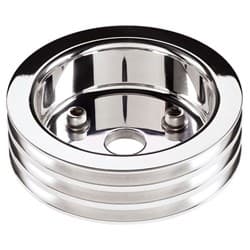 SB CHEV CRANK TRIPLE PULLEY BILLET SHORT PUMP BILLET - 81320