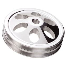 P/STEER PULLEY V BELT 2 GROOVE SAGINAW PUMP KEYWAY BILLET - 86220