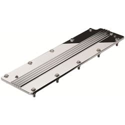 BILLET RIBBED LS VALLEY COVER PLATE INCLUDES ARP 12-PT BOLTS BILLET - 95050