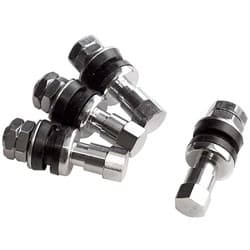 BOLT-IN CHROME VALVE STEMS PACK OF 4 - SMALL DIAMETER BILLET - 999900