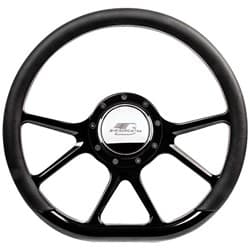 BILLET STEERINGWHEEL 14" PRISM BLACK ANODIZED BILLET - BLK29475
