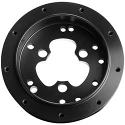 BILLET STEERING WHEEL ADAPTORS QUICK RELEASE 3 BOLT TO 9 BOLT BILLET - BLK31030
