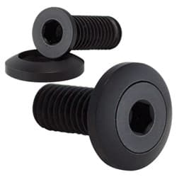 STAINLESS PRO BOLTS BLACK (PR) 5/16-18 X 1"   3/4" WASHER OD BILLET - BLK66110