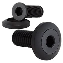 STAINLESS PRO BOLTS BLACK (PR) 10-24X 1"  9/16" OD WASHER BILLET - BLK66140