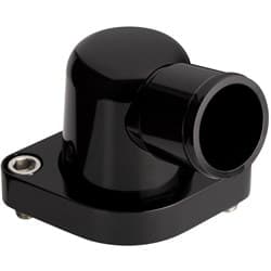 THERMOSTAT HOUSING CHEV 0 DEGREE, BLACK ANODIZED BILLET - BLK90220