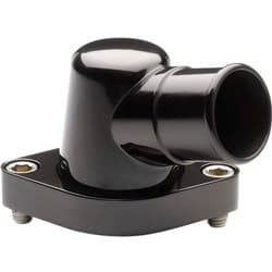 THERMOSTAT HOUSING CHEV 15 DEGREE, BLACK ANODIZED BILLET - BLK90320