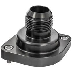 THERMOSTAT HOUSING LS -16AN BLACK  STRAIGHT UP BILLET BILLET - BLK90900