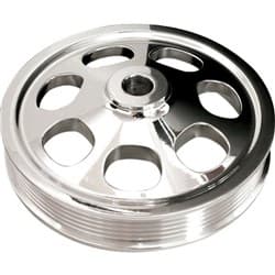 SERPENTINE POWER STEER PULLEY ONLY SAGINAW PUMP PRESS ON 77- BILLET - FM1035PC