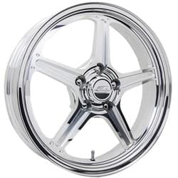 STREET LITE 17X4.5" 2" BS 5 X4.5"BC 1 PC FORGED SFI15.2 BILLET - RSF23745Z6520