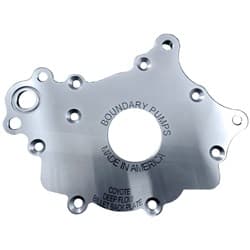 BILLET BACK PLATE, FORD COYOTE 2018-ON, HIGH FLOW, ANTI CAVI BOUNDARY / CM-BBP