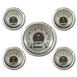 CLASSIC ALL AMERICAN 5 GAUGE SET NICKELSERIES 3-3/8,2-1/8 CLASSIC - AN00SHC