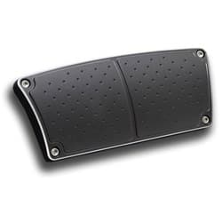 BILLET BRAKE PEDAL COVER BLACK ANODIZED  SUIT AUTO LARGE PAD CLAYTON - BPA-206-B