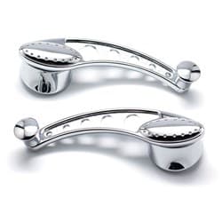 WINDOW CRANK HANDLES CHROME DR ILLED I-BEAM STYLE 1/2 SHAFT CLAYTON - PT-103FG