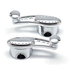 VENT WINDOW CRANK HANDLES CHRO ME DRILLED I-BEAM STYLE SQUARE CLAYTON - PT-104EF
