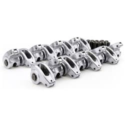 CAST ROLLER ROCKERS, SBC 1.50:1 RATIO, 3/8" STUD COMP / 17001-16