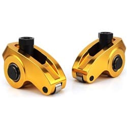 ULTRA-GOLD ROLLER ROCKERS, SBC 1.50:1 RATIO, 3/8" STUD COMP / 19001-16