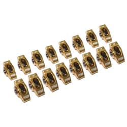 ULTRA-GOLD ROLLER ROCKERS, SBC 1.60:1 RATIO, 3/8" STUD COMP / 19002-16
