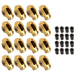 ULTRA-GOLD ROLLER ROCKERS, SBC 1.50:1 RATIO, 7/16" STUD COMP / 19004-16