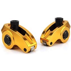 ULTRA-GOLD ROLLER ROCKERS, BBC 1.70:1 RATIO, 7/16" STUD COMP / 19021-16