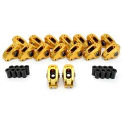 ULTRA-GOLD ROLLER ROCKERS, SBF 289-351W, 1.60:1, 3/8" STUD SBF COMP / 19043-16
