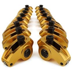 ULTRA-GOLD ROLLER ROCKERS 351C BBF, 1.73:1 RATIO, 7/16" STUD COMP / 19045-16