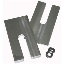 PINION ANGLE SHIMS, 4 DEGREE PAIR, FOR 1.75-2" WIDE SPRINGS CALVERT / 4-D2