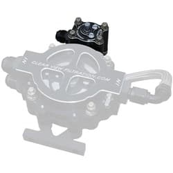 BLACK ANODIZED MIGHTY PRIMER SUIT 6" FILTER. CLEARVIEW CLEARVIEW - 1000-6-B