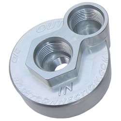 FORD / DODGE BLOCK ADAPTER KIT -12 ORB INLET & OUTLET. CLEAR CLEARVIEW - 210