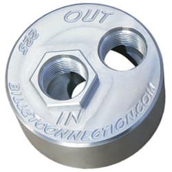 LS LATE OIL FILTER ADAPTER CLEAR -10 ORB IN/ OUT 22 x 1.5 CLEARVIEW - 226