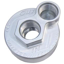 CLEAR NISSAN KA24DE OIL FILTER ADAPTER. 3/4â? x 16TPI CLEARVIEW - 232