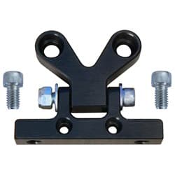 4" FILTER ANGLE MOUNTING BRACKET KIT. BLACK  ANODIZED CLEARVIEW - 475-B