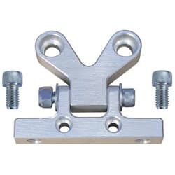 4" FILTER ANGLE MOUNTING BRACKET KIT. CLEAR ANODIZED CLEARVIEW - 475