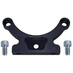 4" FILTER INLINE MOUNTING BRACKET KIT. BLACK ANODIZED CLEARVIEW - 495-B
