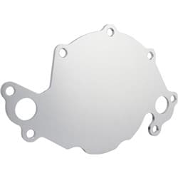 SB FORD 302W 351W CLEAR ELECTRIC WATER PUMP BACKING PLATE SBF CVR 63022CL