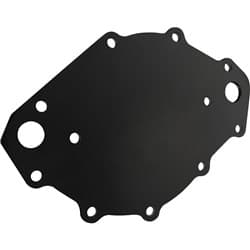 BB FORD 429 460 BLACK ELECTRIC WATER PUMP BACKING PLATE BBF CVR - 65602BK
