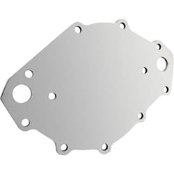 BB FORD 429 460 CLEAR ELECTRIC WATER PUMP BACKING PLATE BBF CVR - 65602CL