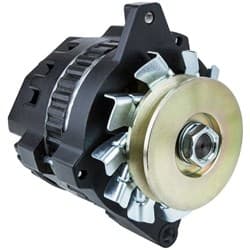 BLACK RACING 100AMP ALTERNATOR DELCO ONE WIRE CVR / CVR7970BK
