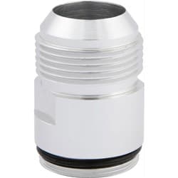 INLET FITTING, -16AN, CLEAR, 1-1/4"-20 O-RING THREAD CVR - 8016CL