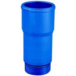 INLET FITTING, 1-1/4", BLUE, 1-1/4"-20 O-RING THREAD CVR - 8125BL