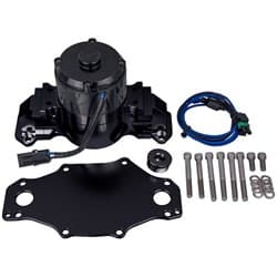 PROFLO EXTREME HOLDEN - BLACK BILLET ELECTRIC WATER PUMP CVR - 8508BK