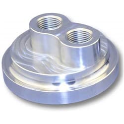CVR BILLET FILTER MOUNT FORD & CHRYSLER WITH 3/4-16" THREAD CVR - OFB69