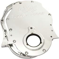 CVR BB/C 2 PIECE BILLET TIMING COVER V8 POLISHED CVR - TC2454CL