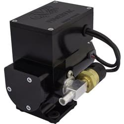 BRAKE VACUUM PUMP 12 VOLT BLK BILLET, BLACK ANOD CVR - VP665